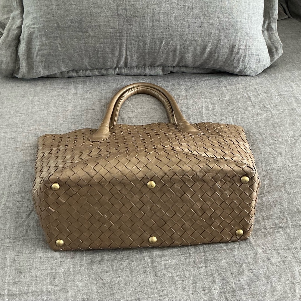 Helen Kaminski Australia Tan Woven Handbag - Picture 7 of 11